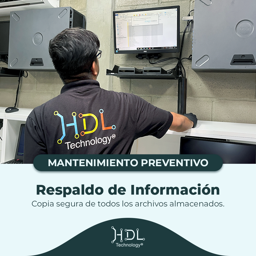 1.1 Respaldo de Información